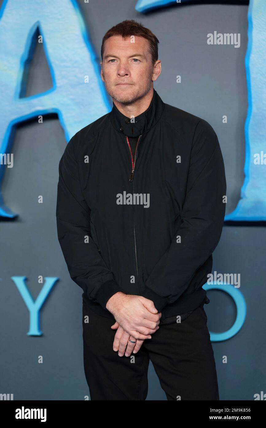 Sam Worthington Poses For During A Photo Call For The Sam Worthington Poses For During A Photo Call For The Film Avatar The Way Of Water In London Sunday Dec 4 2022 Photo By Scott 2M9K856 