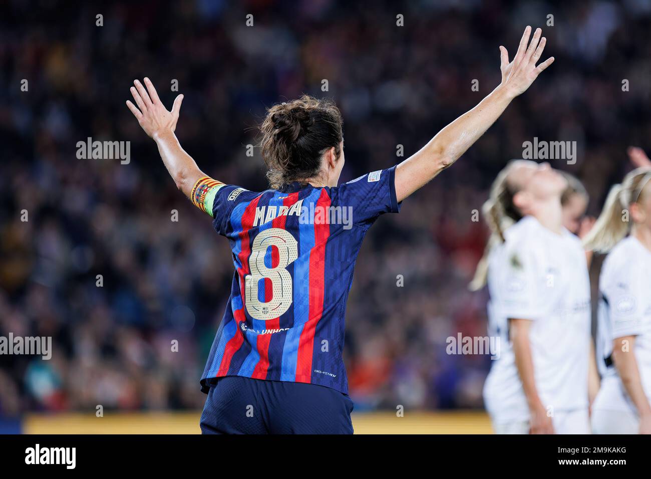 BARCELONA - DEC 21: Marta Torrejon in action during the UEFA Women's ...