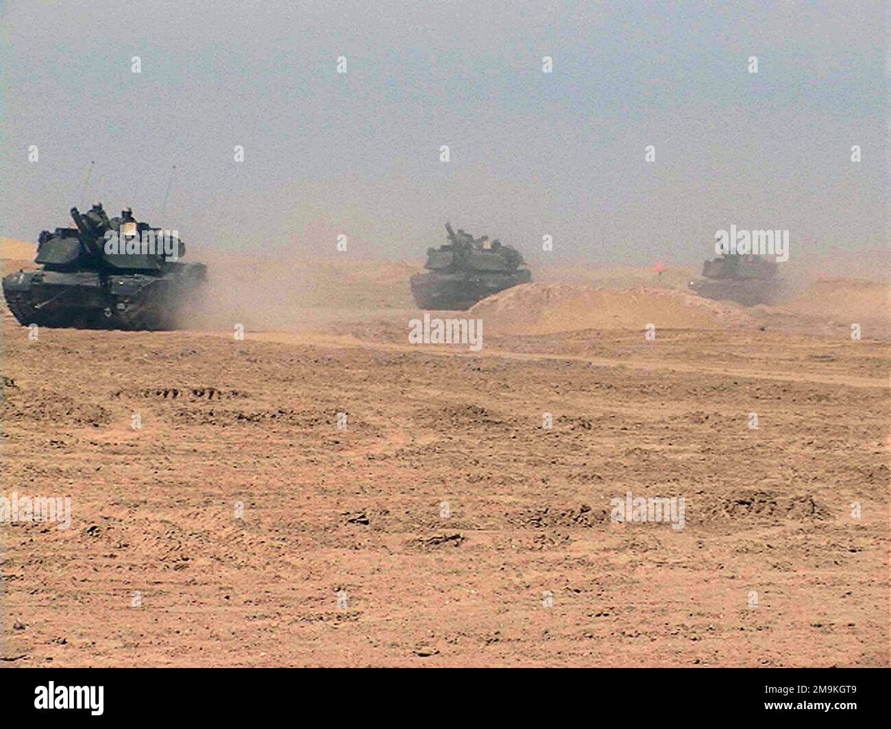 US Marine Corps (USMC) M1A2 Abrams Main Battle Tanks (MBT) from Bravo