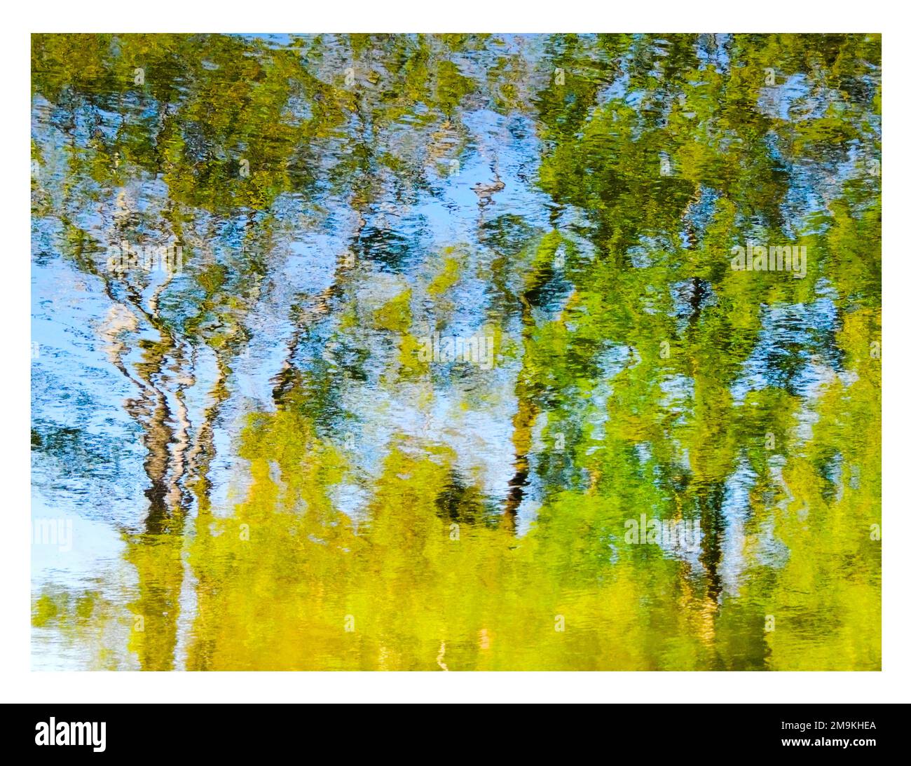 Abstract photograph of ripples and reflections in water Stock Photo - Alamy