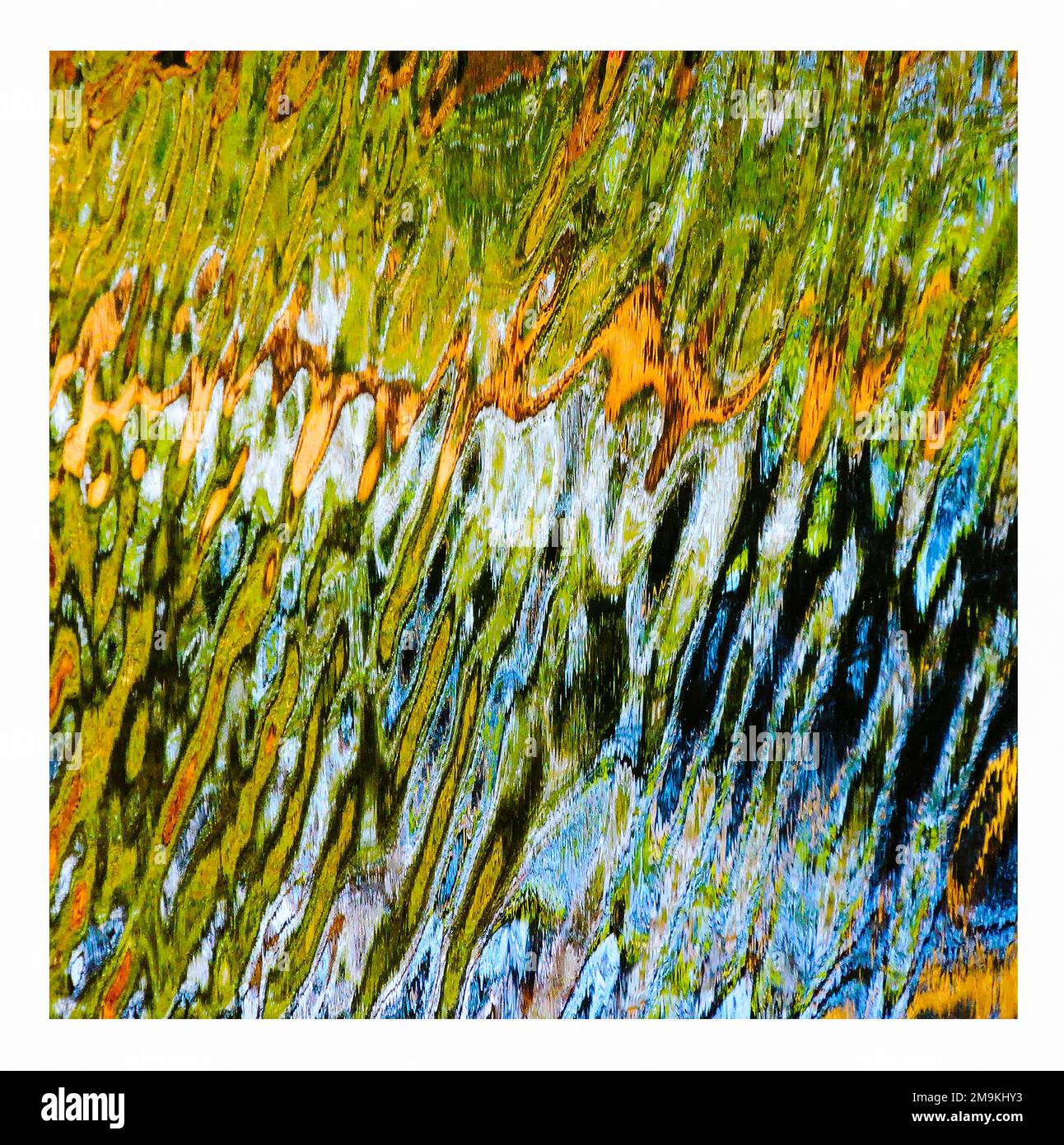 Abstract photograph of ripples and reflections in water Stock Photo - Alamy