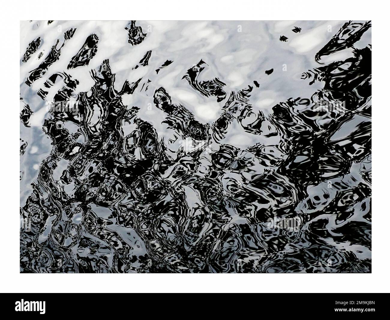 Abstract photograph of ripples and reflections in water Stock Photo - Alamy