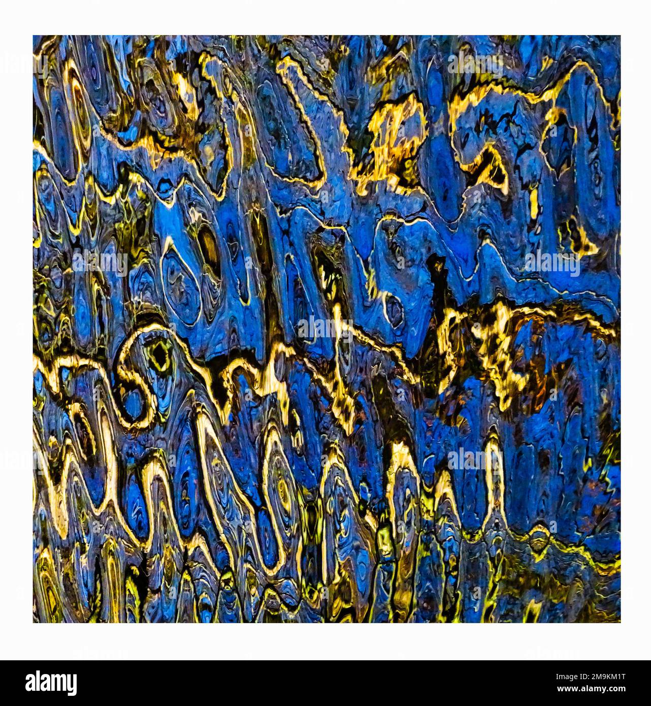 Abstract photograph of ripples and reflections in water Stock Photo - Alamy