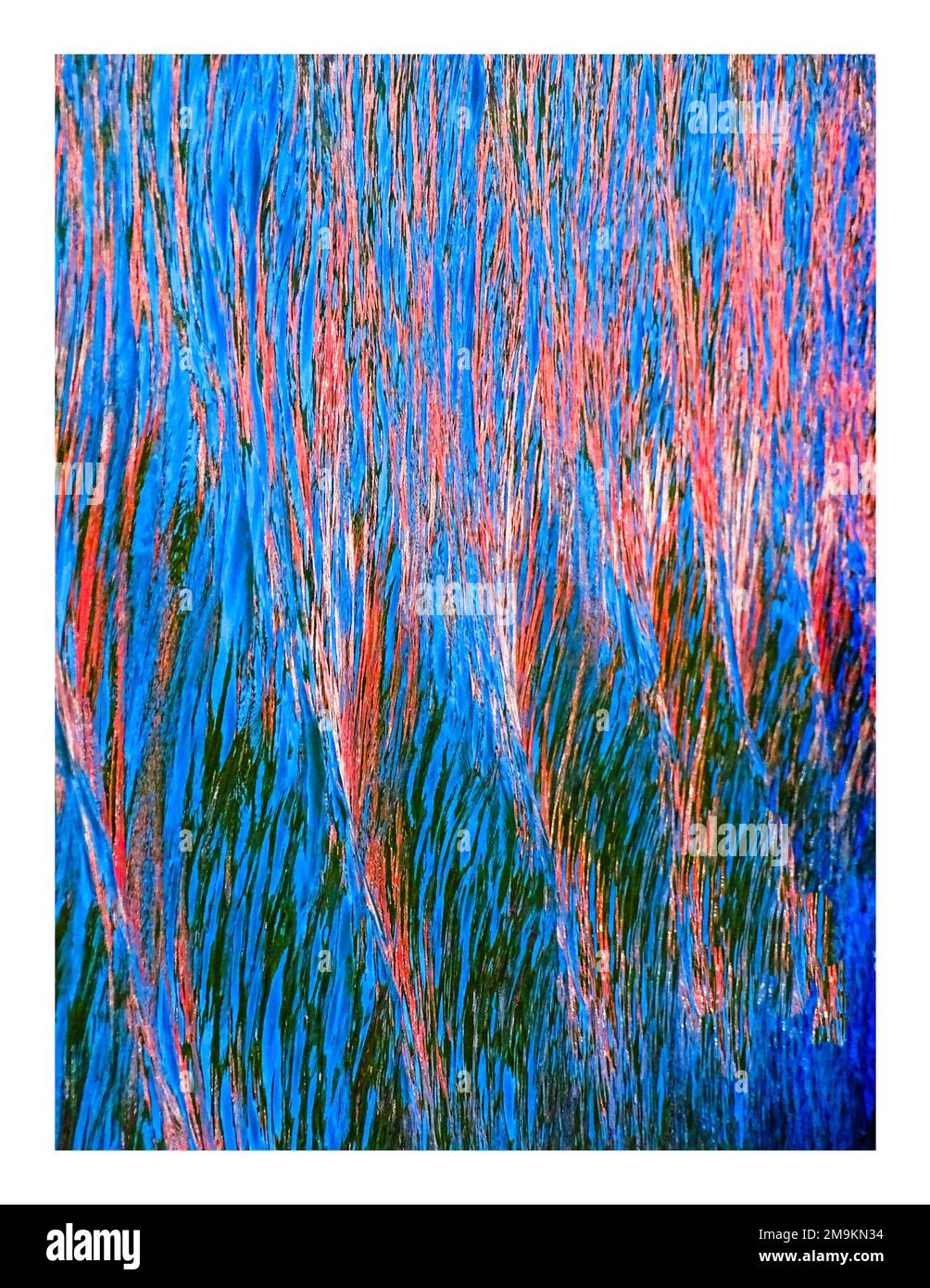 Abstract photograph of ripples and reflections in water Stock Photo - Alamy