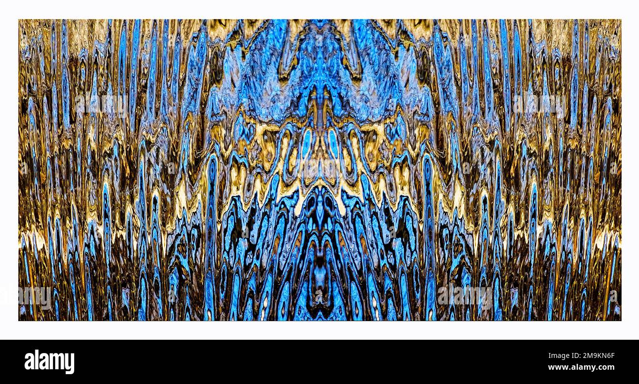 Abstract photograph of ripples and reflections in water Stock Photo - Alamy