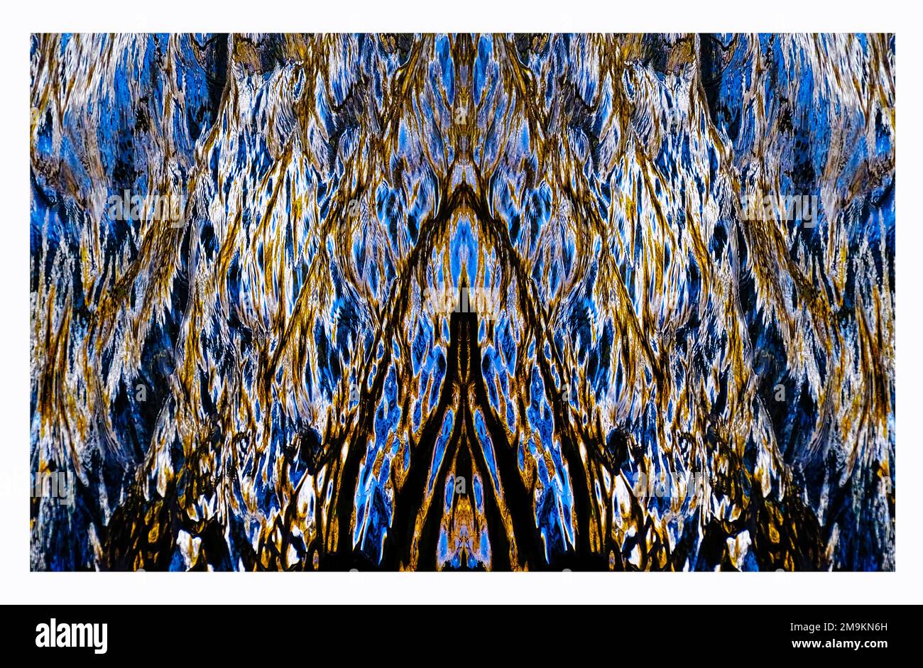 Abstract photograph of ripples and reflections in water Stock Photo - Alamy