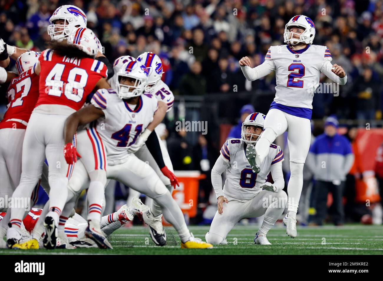 Buffalo Bills kicker Tyler Bass sends 57-yard field goal soaring through  the uprights