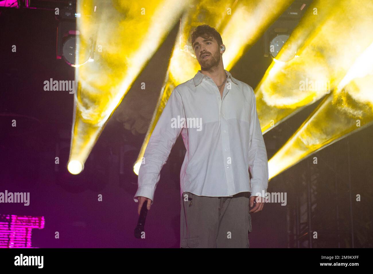 Drew Taggart of The Chainsmokers performs at Sapphire to Art