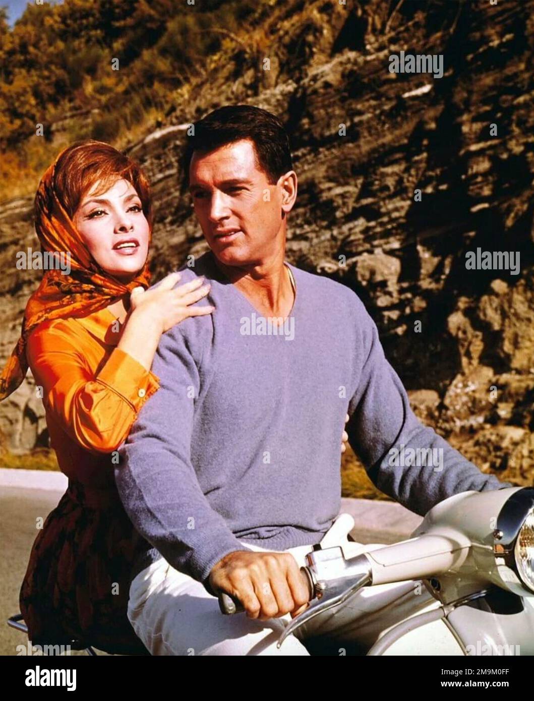 COME SEPTEMBER 1961 Universal Pictures film with  Gina Lollobrigida and Rock Hudson Stock Photo
