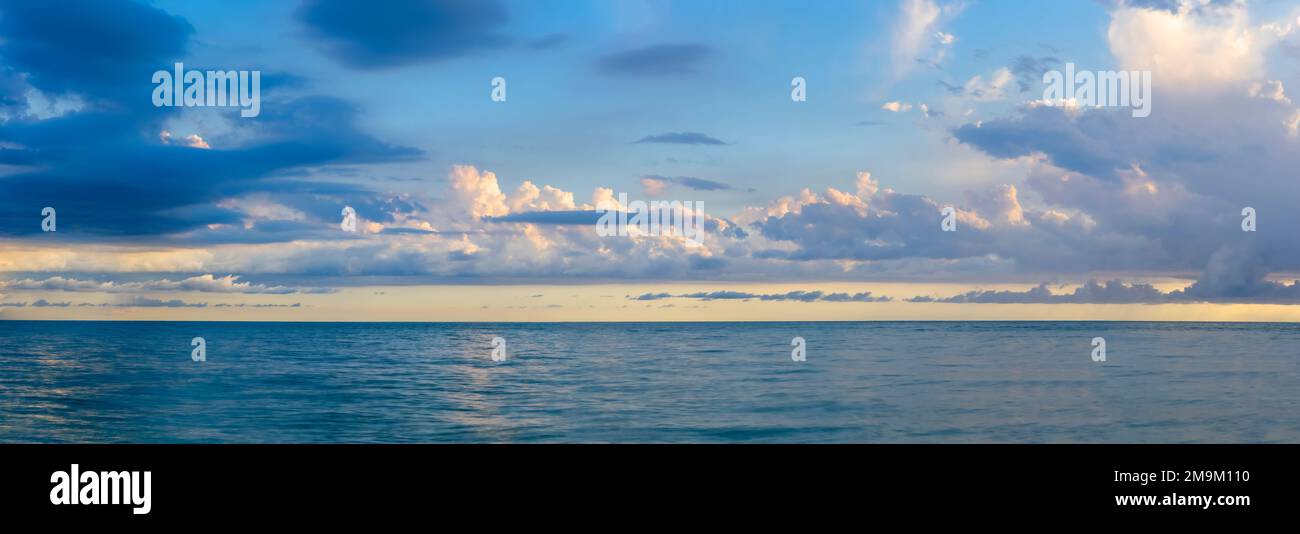 Sea and cloudscape, Gulf of Mexico, Venice, Florida, USA Stock Photo