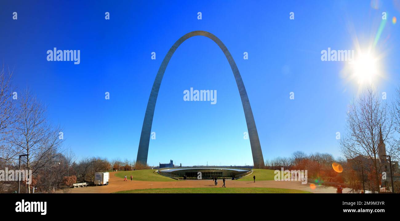 Gateway Arch, Saint Louis, Missouri, USA Stock Photo