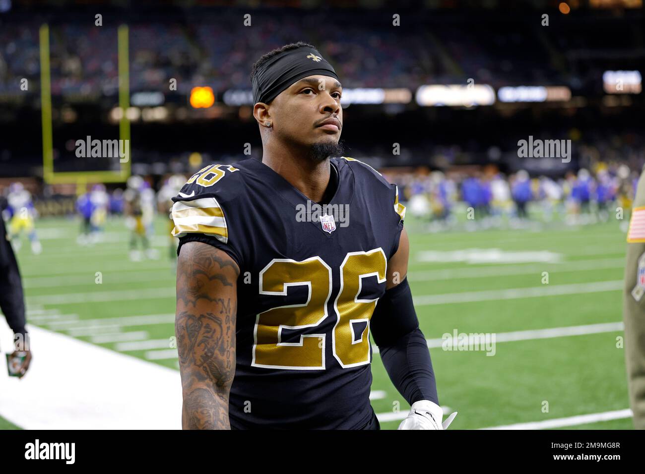 New Orleans Saints cornerback P.J. Williams (26) warms up before