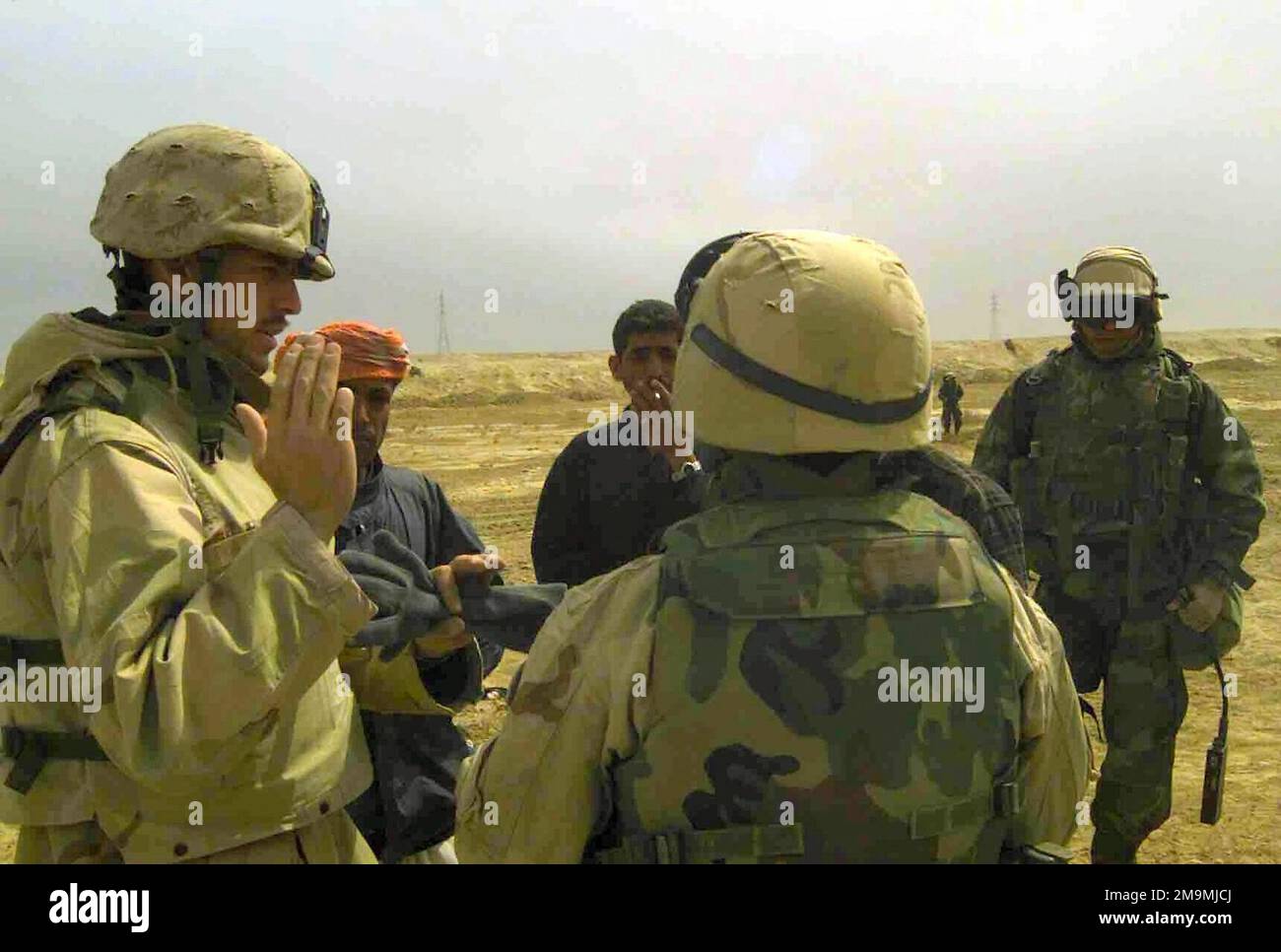 030324-M-4779G-017. Base: Al Shur Country: Iraq (IRQ) Scene Major Command Shown: 1 RCT Stock Photo