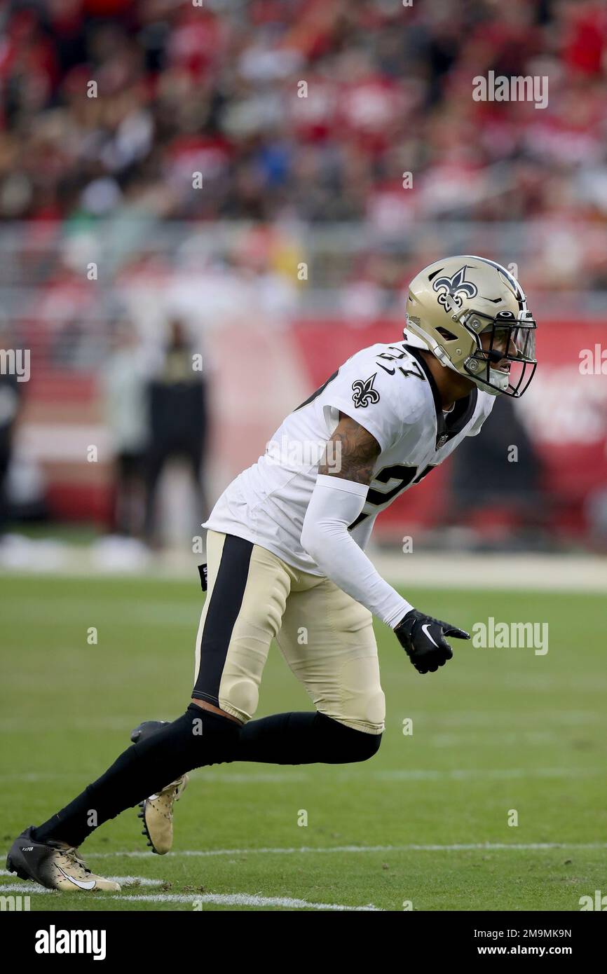 New Orleans Saints cornerback Alontae Taylor (27) during an NFL football  game against the Los Angeles Rams, Sunday, Nov. 20, 2022, in New Orleans.  (AP Photo/Tyler Kaufman Stock Photo - Alamy