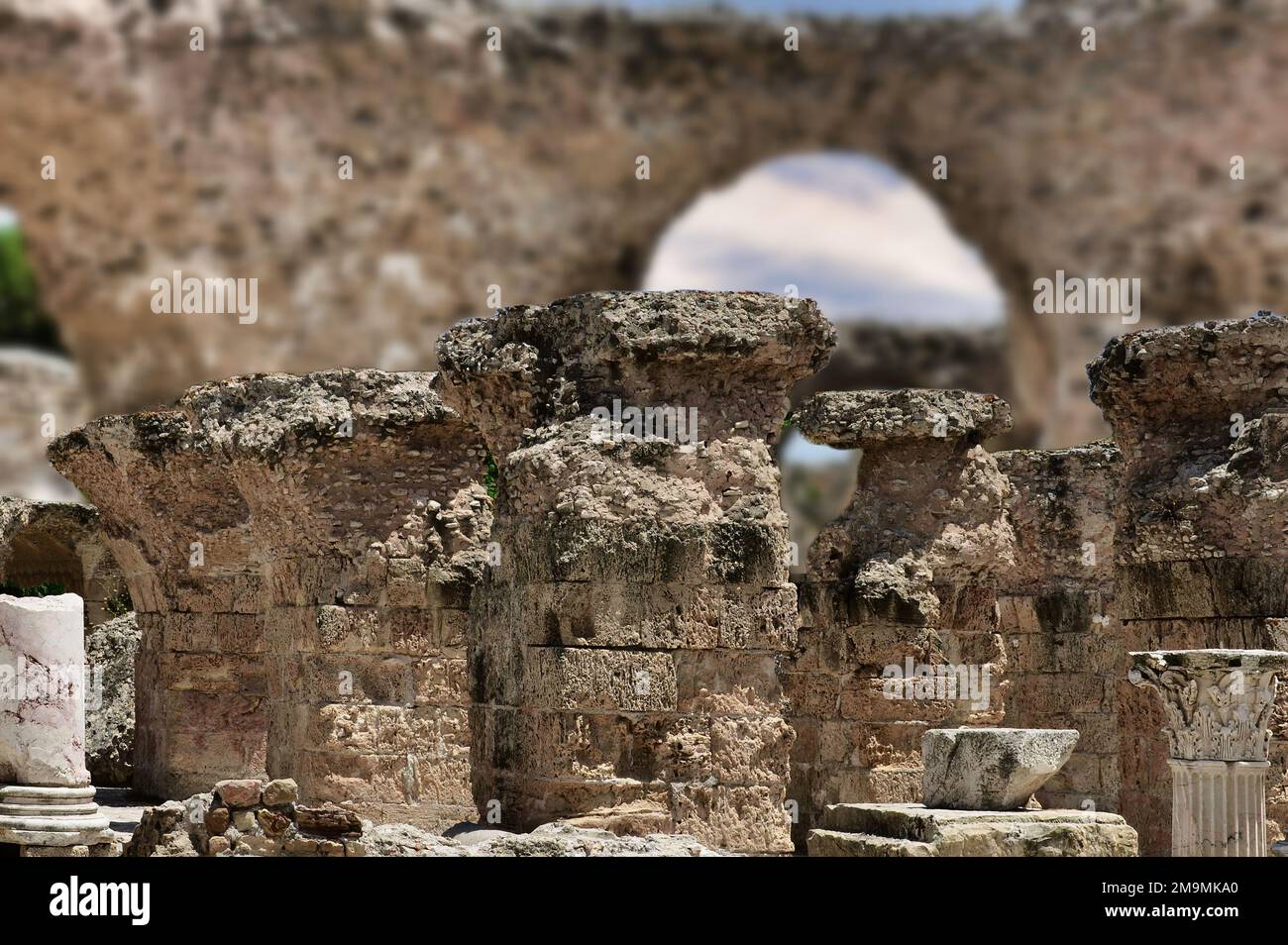 The ruins of the famous Carthage (Tunisia) an ancient Phoenician city