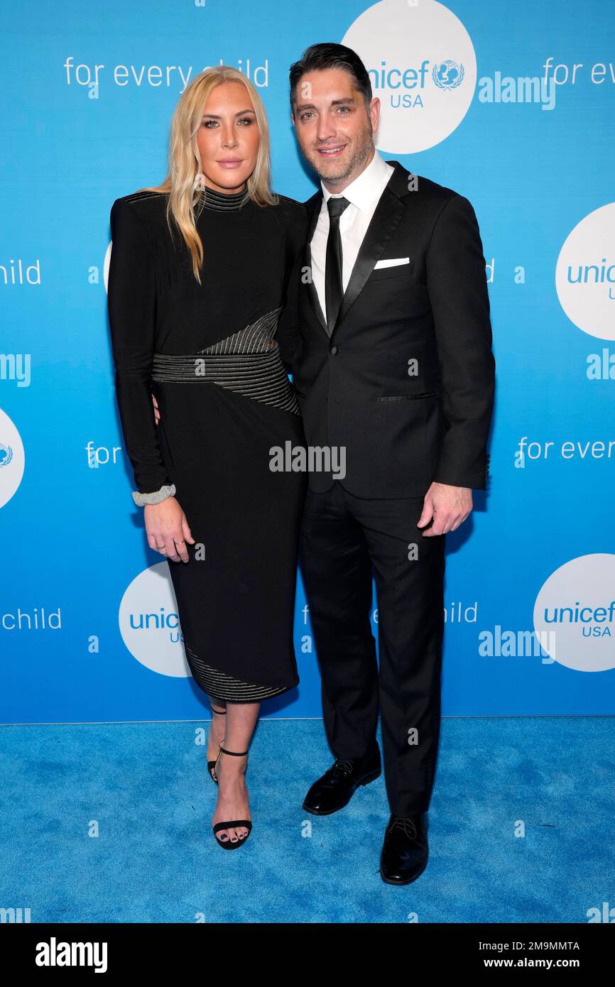 Allie Long and Casey Cordial attend the UNICEF Gala at The Glasshouse on  Tuesday, Nov. 29, 2022, in New York. (Photo by Charles Sykes/Invision/AP  Stock Photo - Alamy