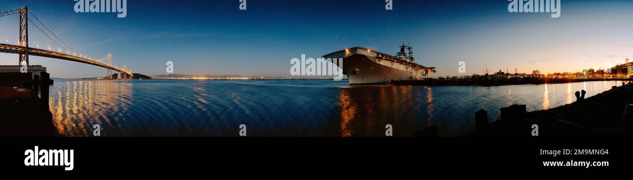 Cruise ship in the sea, USS Hornet, San Francisco, California, USA Stock Photo