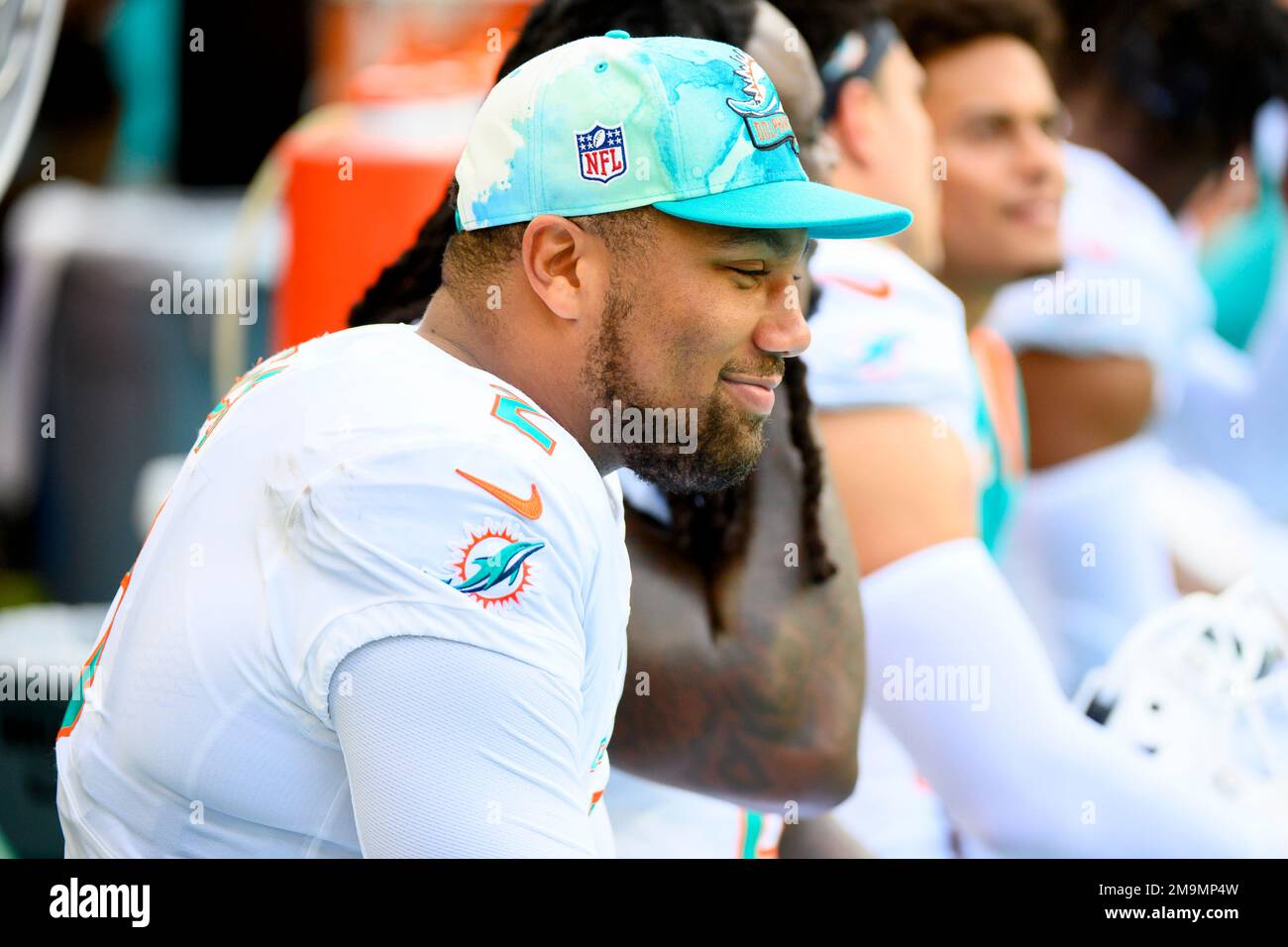 Miami Dolphins linebacker Bradley Chubb (2) runs during an NFL football  game against the San Francisco 49ers, Sunday, Dec.4, 2022, in Santa Clara,  Calif. (AP Photo/Scot Tucker Stock Photo - Alamy