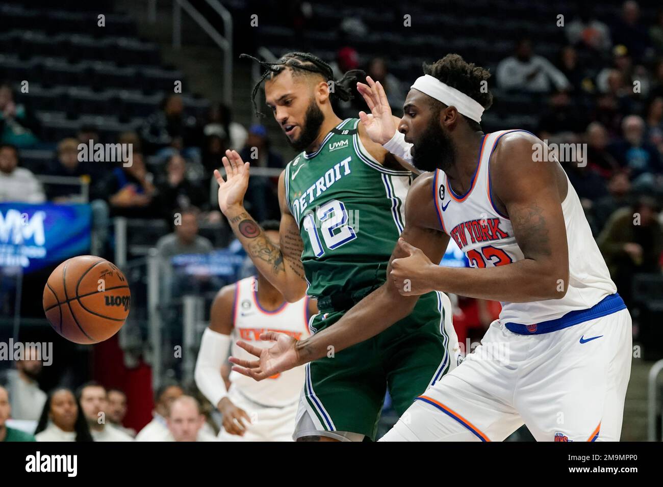 Detroit Pistons forward Isaiah Livers plays during the second half of an  NBA basketball game, Monday, Nov. 7, 2022, in Detroit. (AP Photo/Carlos  Osorio Stock Photo - Alamy