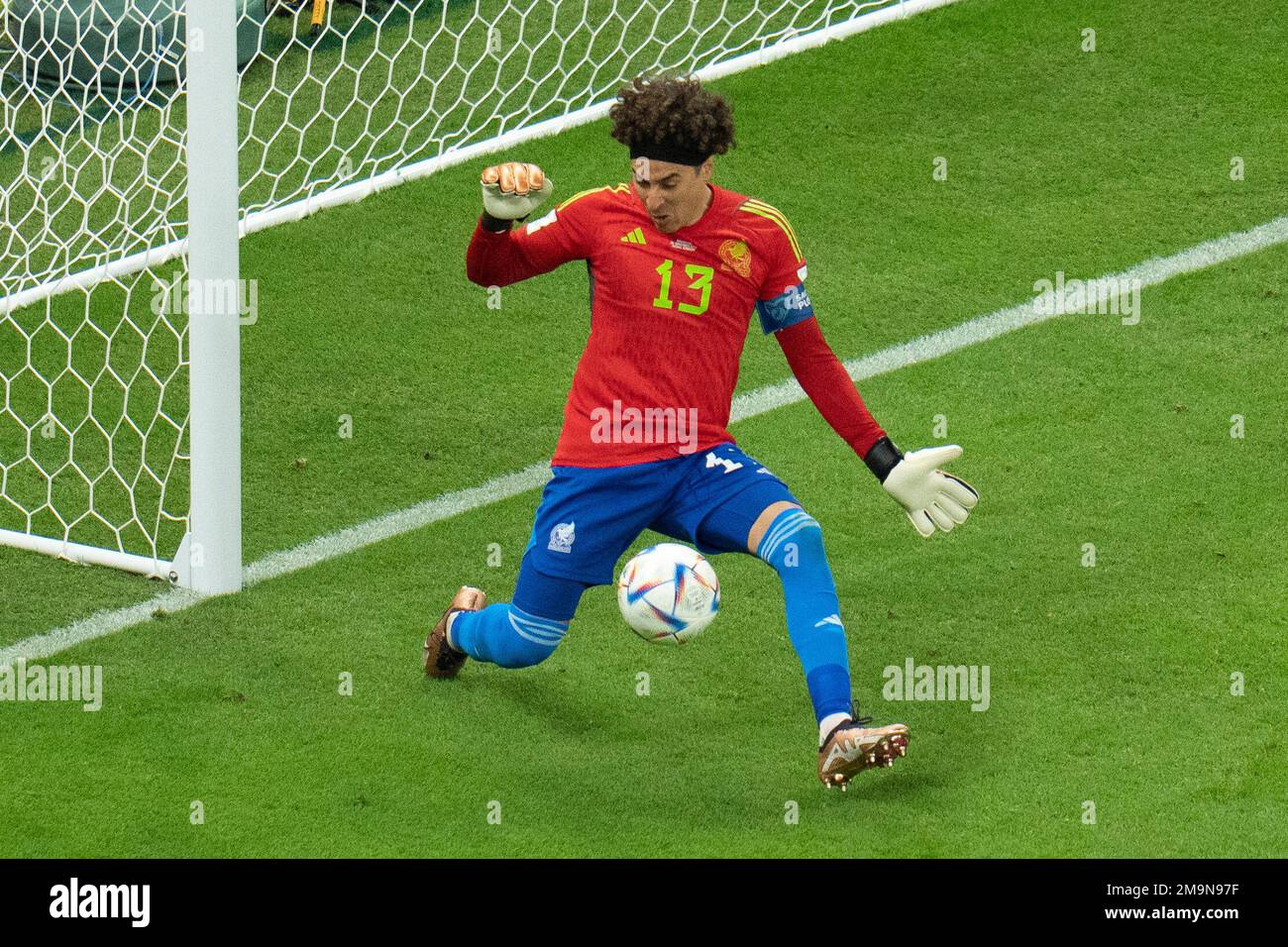 Mexico s Goalkeeper Guillermo Ochoa Makes A Save During The World Cup 