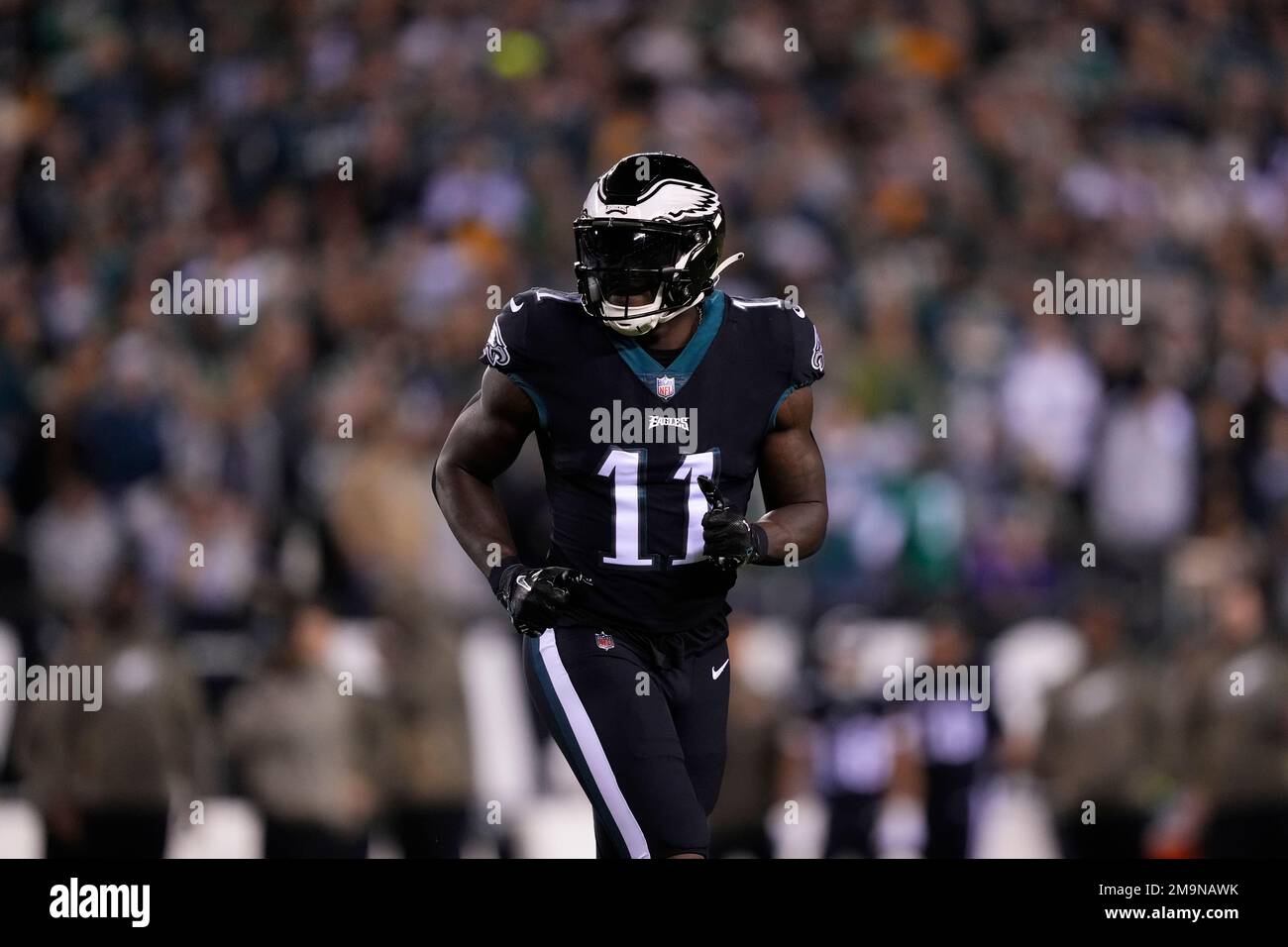 Philadelphia Eagles' A.J. Brown in action during an NFL football game,  Sunday, Nov. 27, 2022, in Philadelphia. (AP Photo/Matt Rourke Stock Photo -  Alamy