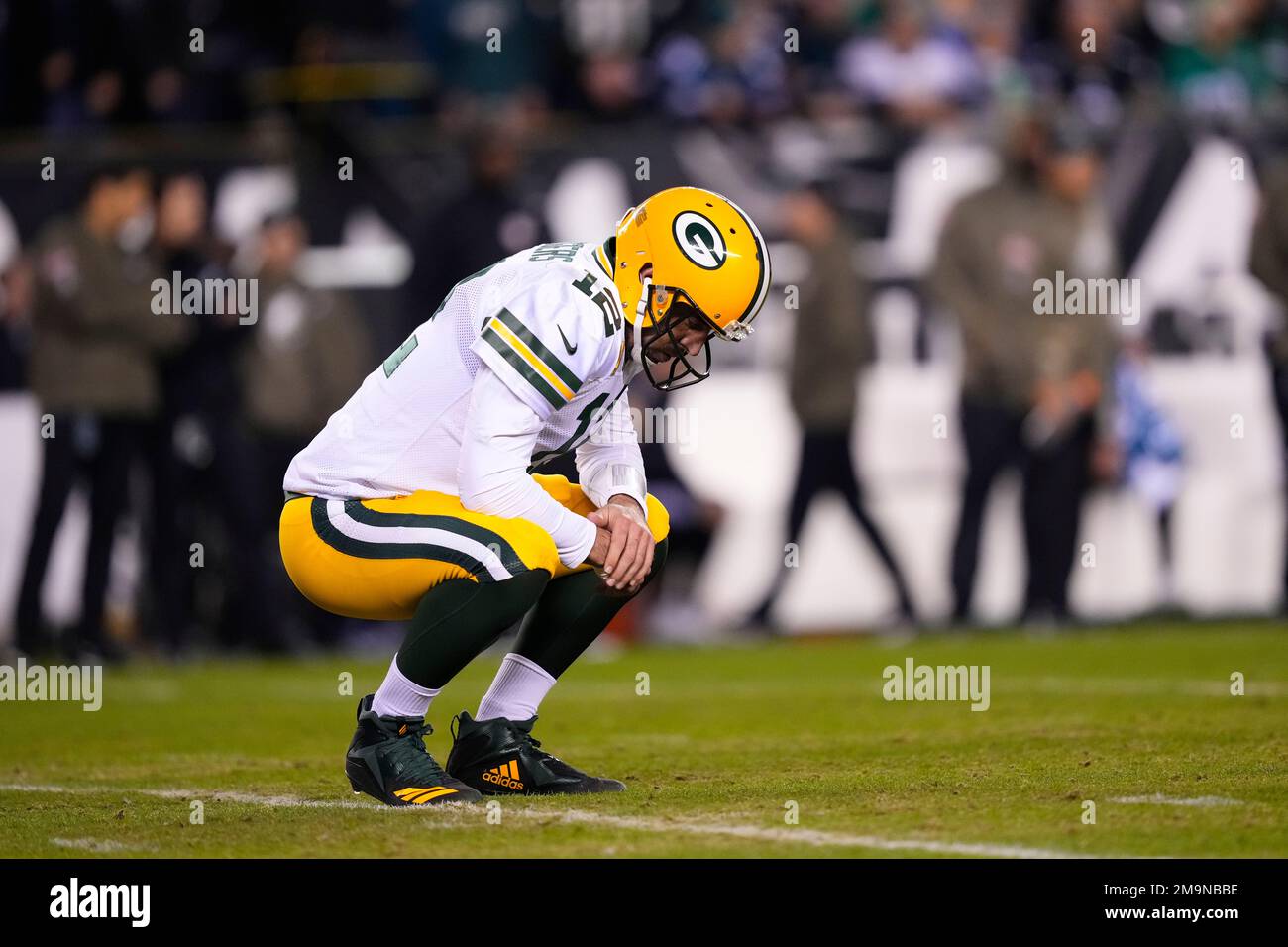 Green Bay Packers quarterback Aaron Rodgers in action against the ...