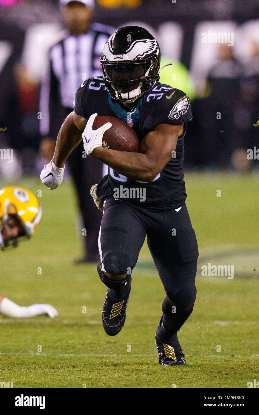 Philadelphia Eagles' Boston Scott in action during an NFL football