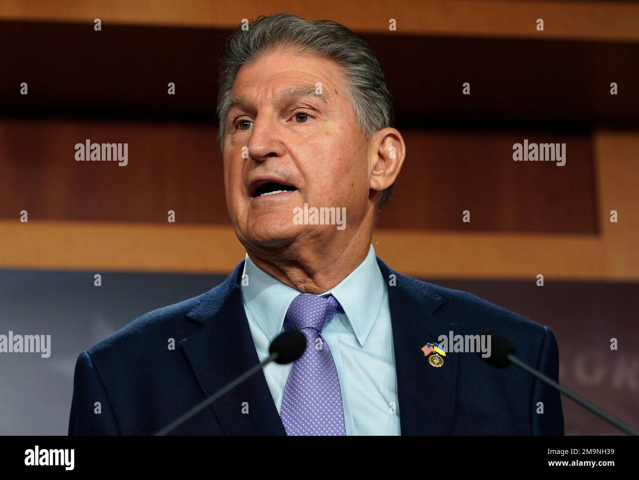 FILE Sen. Joe Manchin, DW.Va., speaks during a news conference on