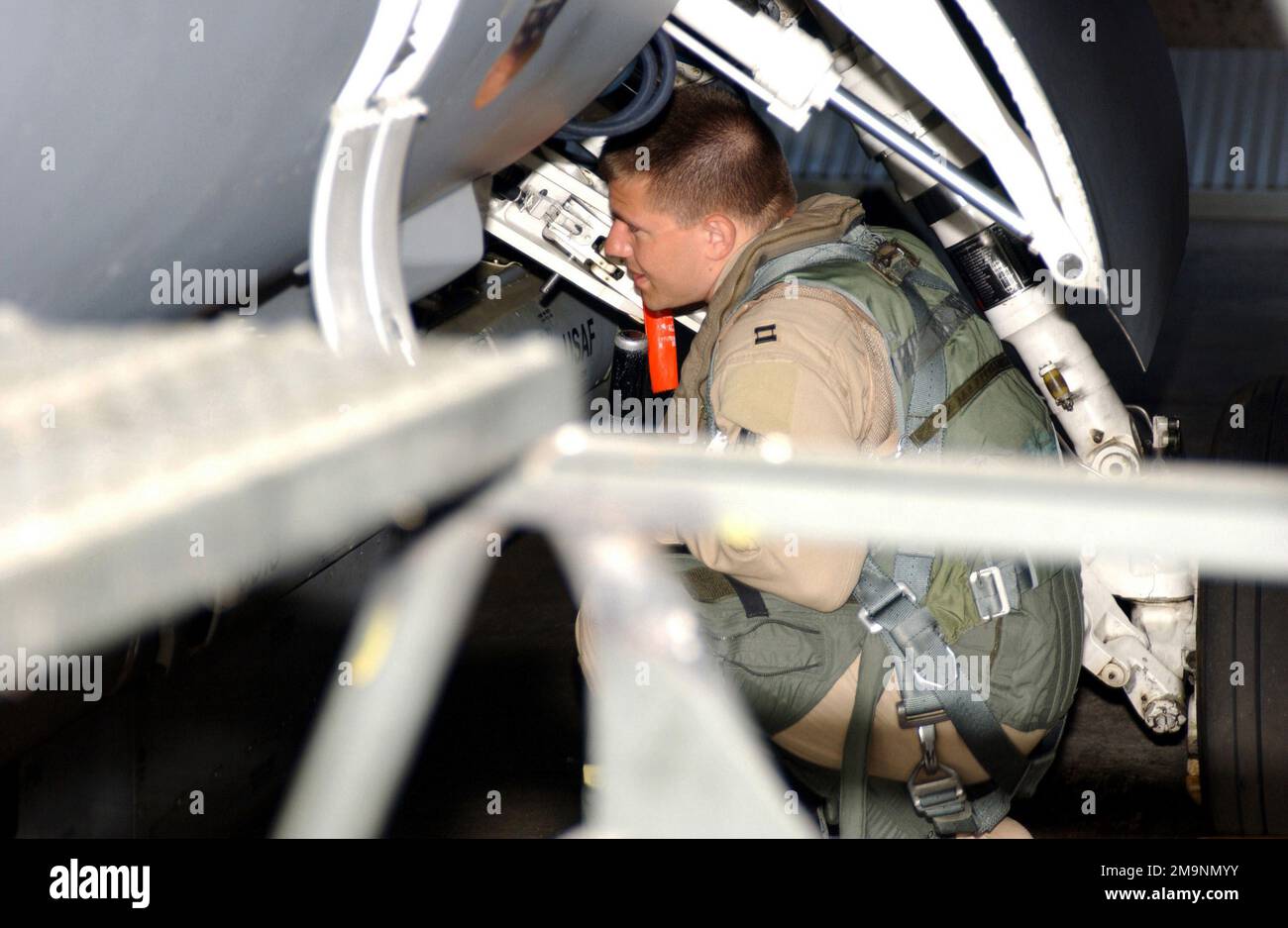 US Air Force (USAF) Captain (CPT) Russ Shinn, 55th Expeditionary