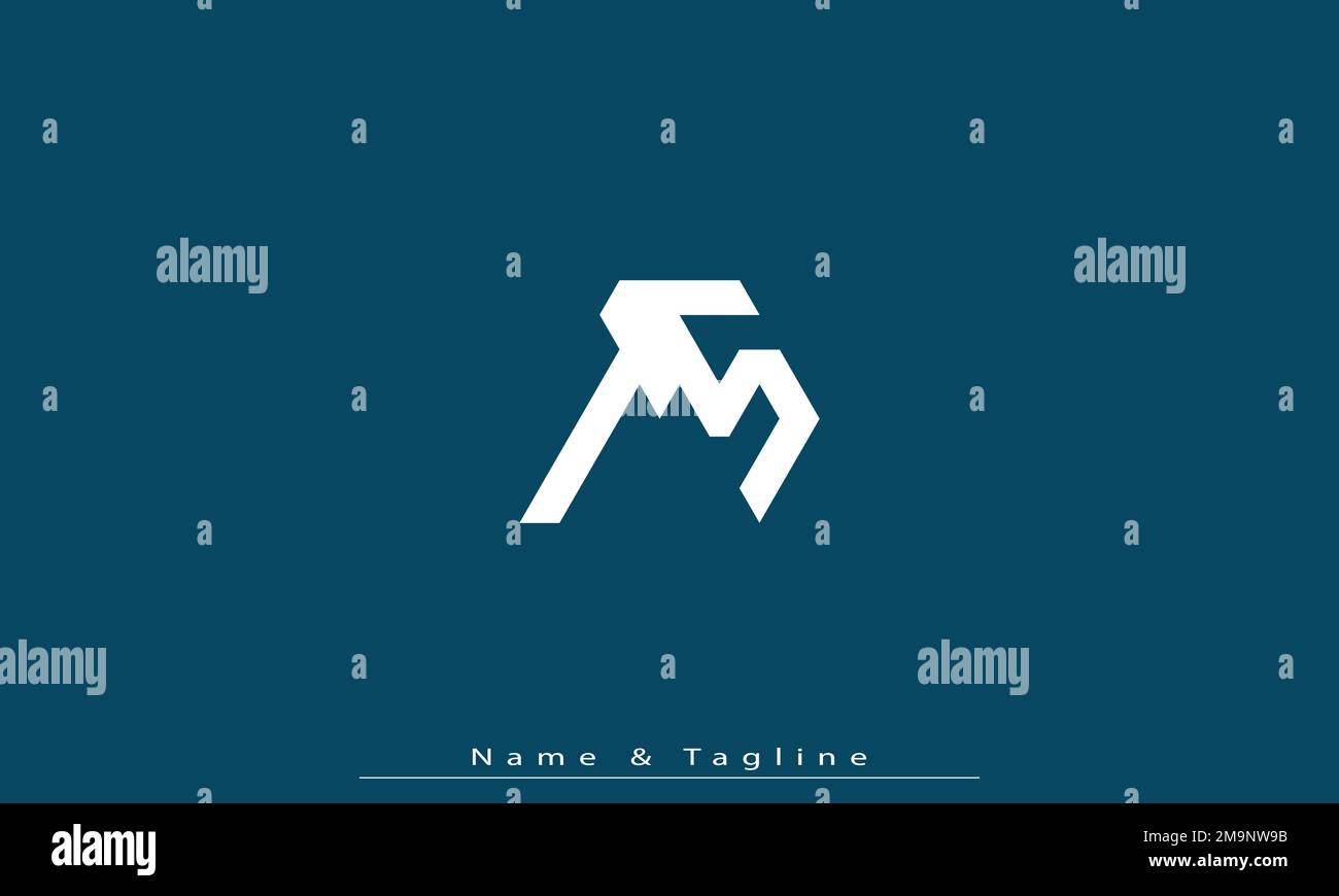 Alphabet letters Initials Monogram logo TS , ST Stock Vector