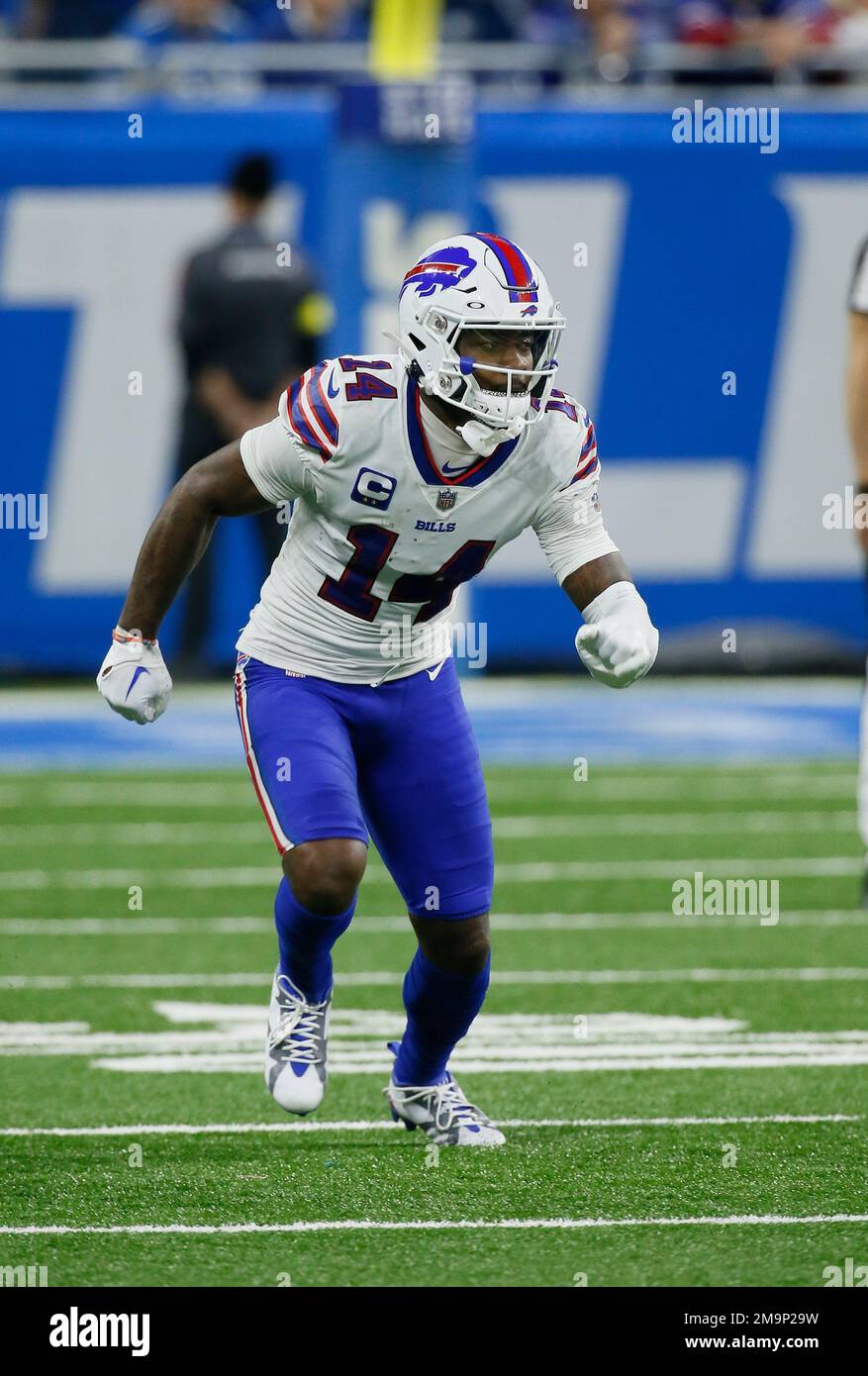 Buffalo Bills wide receiver Stefon Diggs (14) runs a route against the