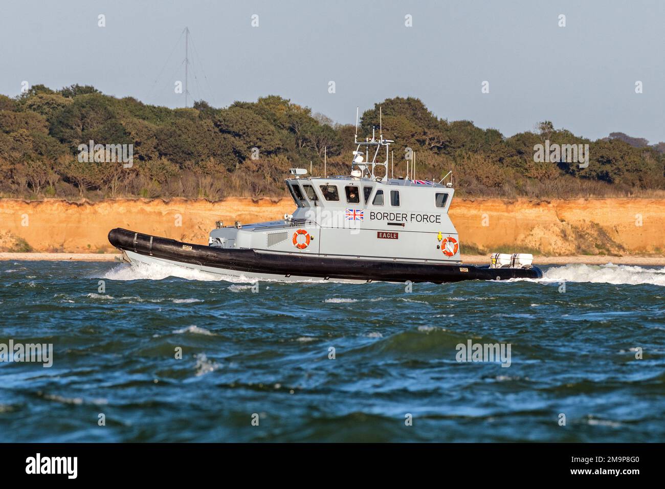 The UK Border Force Coastal Patrol Vessel Eagle Stock Photo Alamy