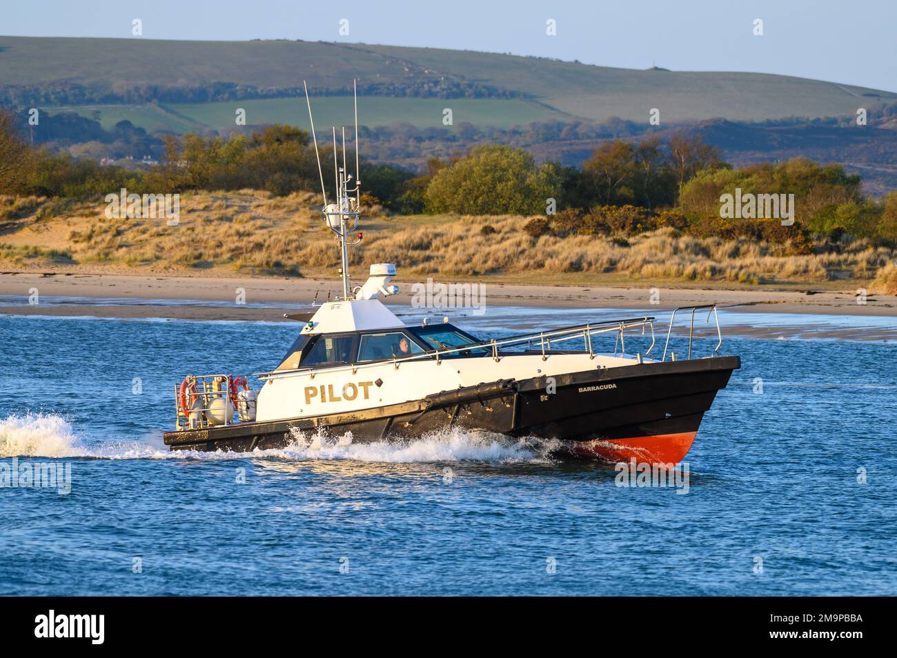 The pilot boat Barracuda is operated by Poole Harbour Commissioners