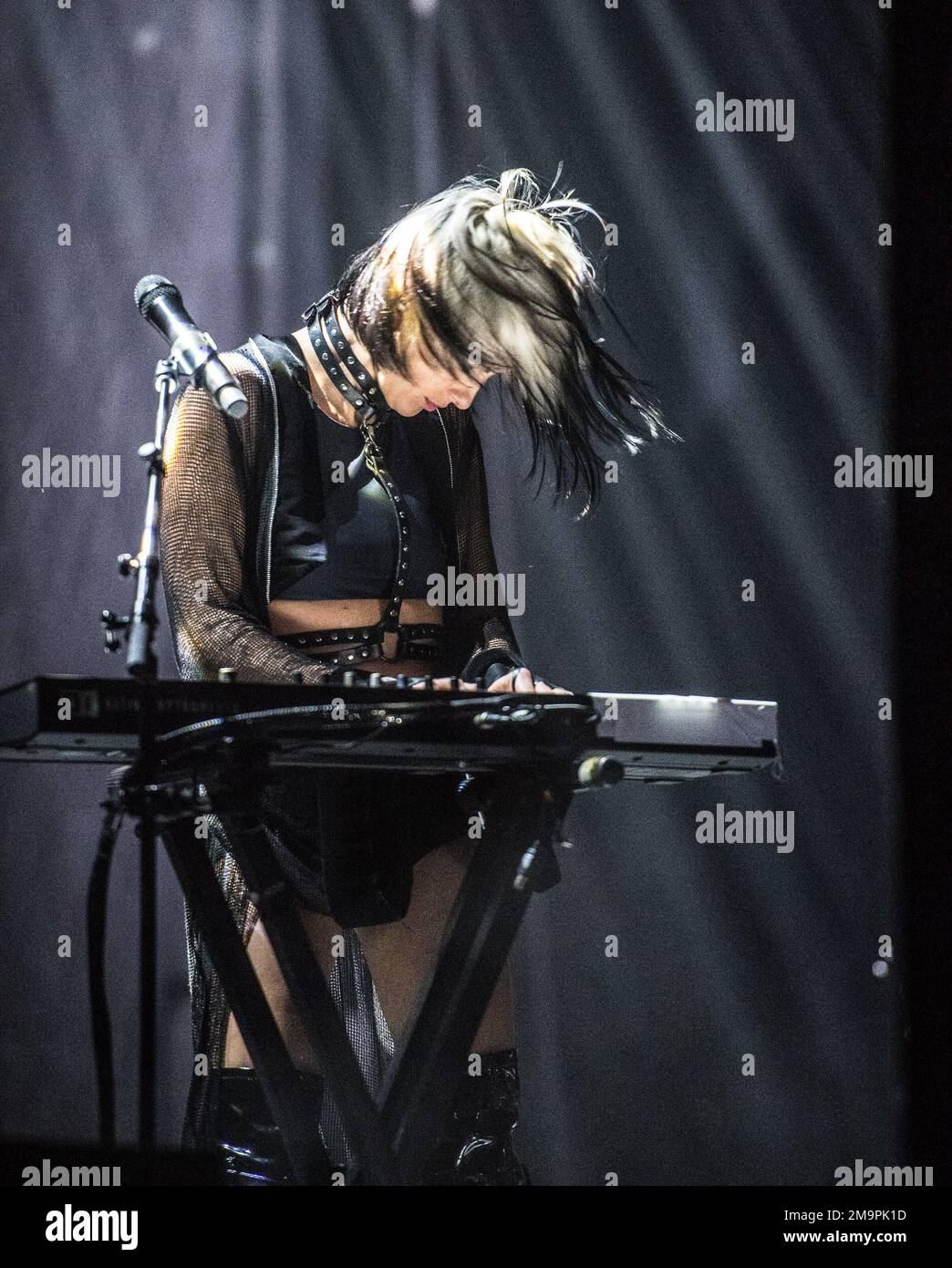 Phantogram Sarah Barthel and Josh Carter perform in concert at