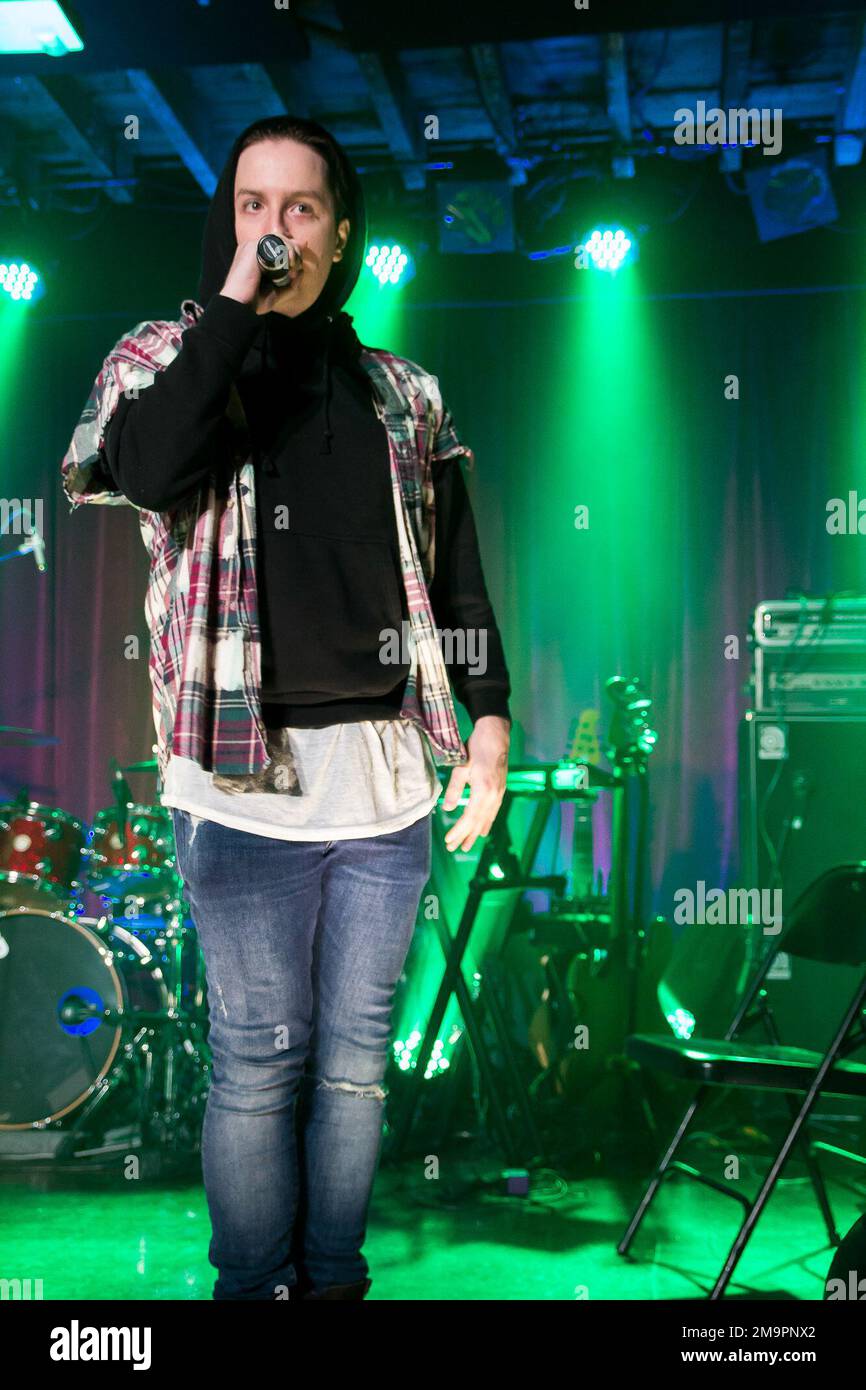 OnCue in concert at The Bell House in Brooklyn Stock Photo Alamy