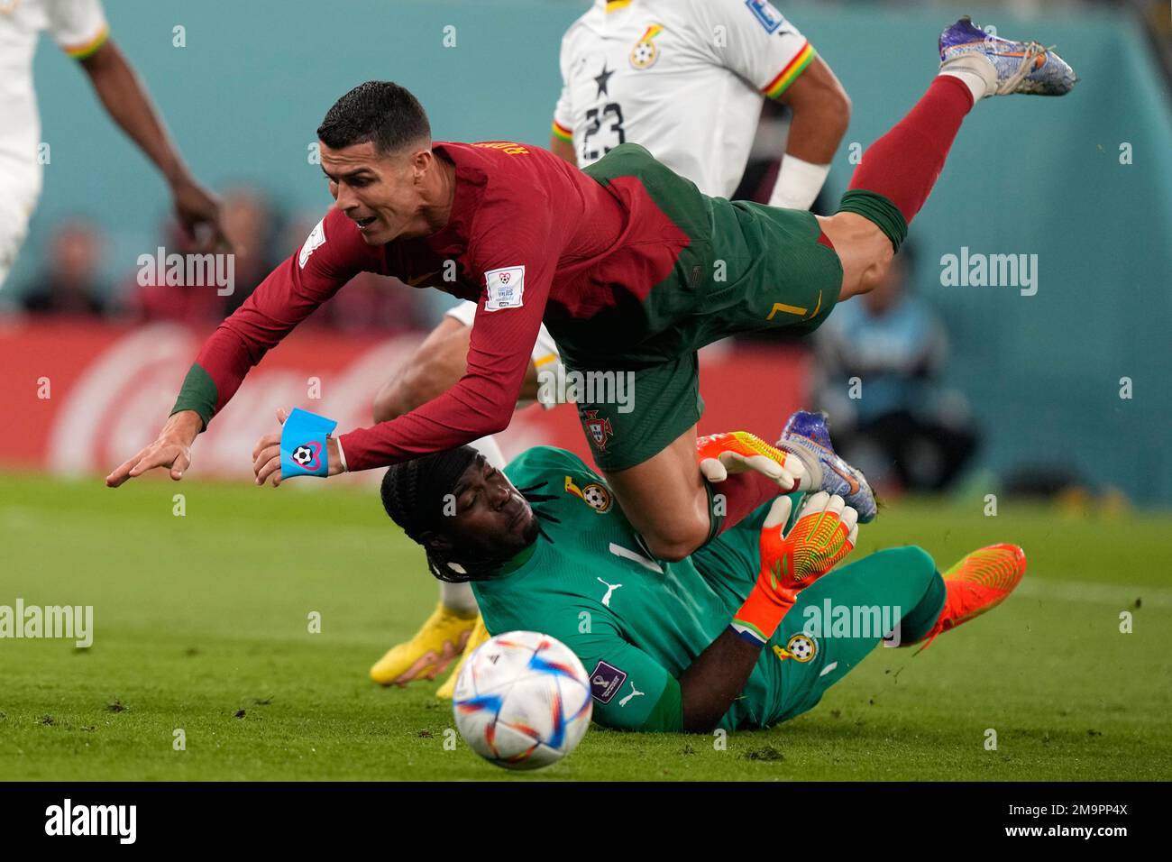 Spectacular Ghana Goalkeeper Ati-zigi Injured During World Cup Match Against Panama Artwork Concept Spectacular Ghana Goalkeeper Ati-zigi Injured During World Cup Match Against Panama Artwork Concept