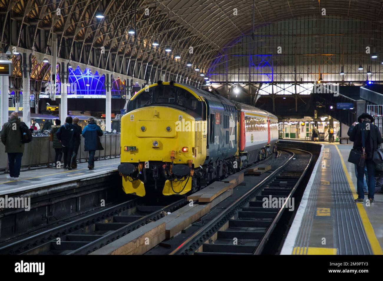 Class 37 37418 at Paddington Station London Branch Line Society Stock Photo