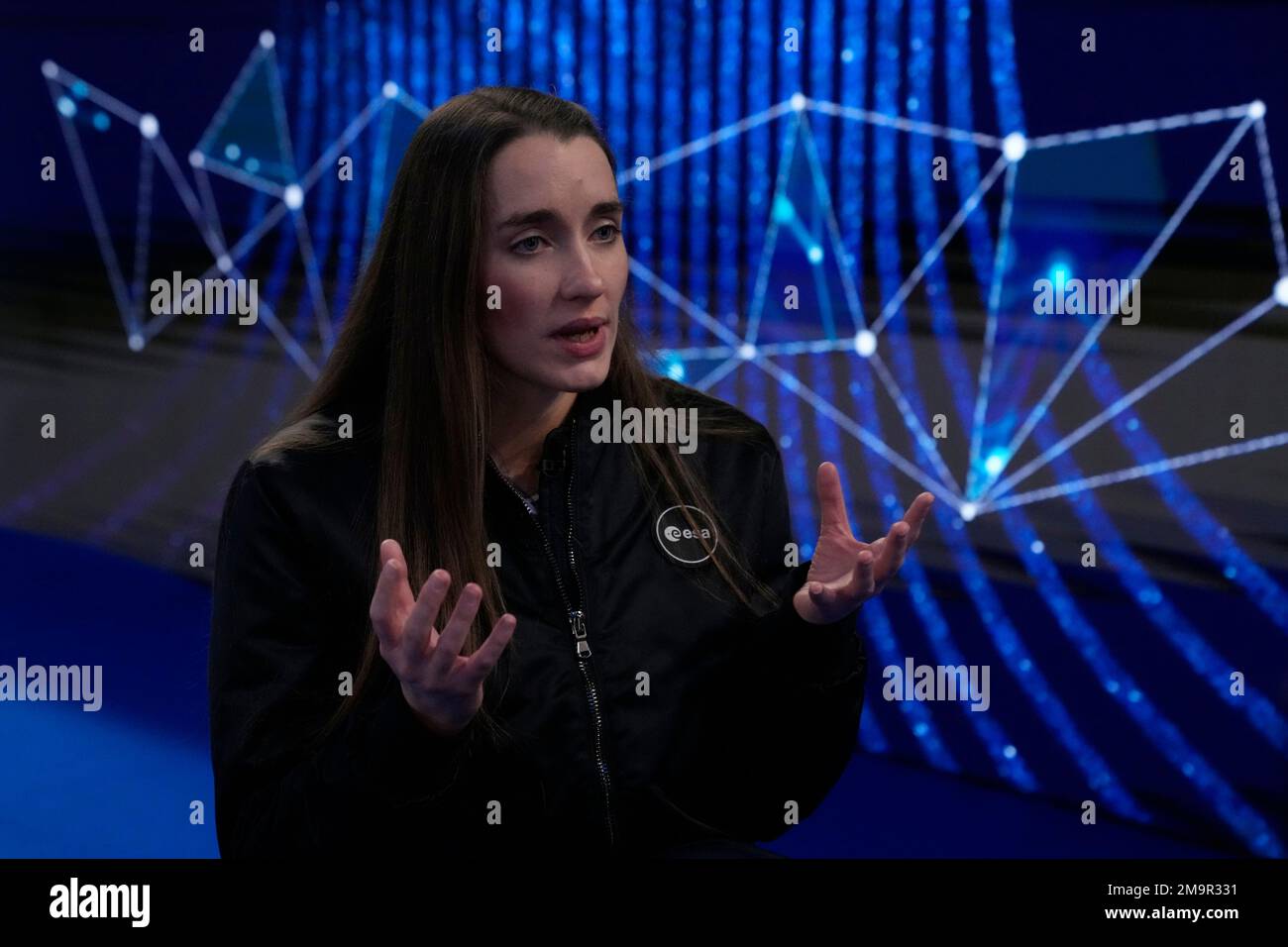 Member of ESA’s new class of astronauts Rosemary Coogan attends