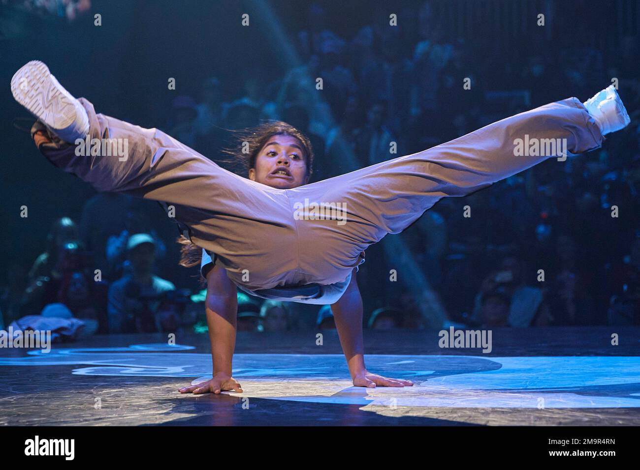 India Sardjoe, also known as BGirl India, from Netherlands competes in