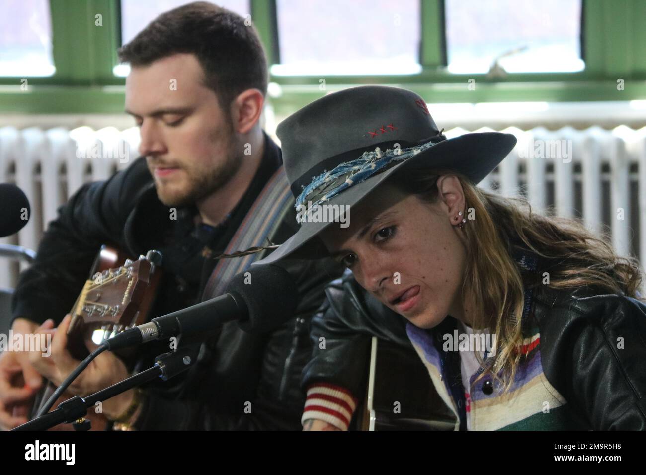 Ocean Park Standoff film a session in Brooklyn Stock Photo Alamy
