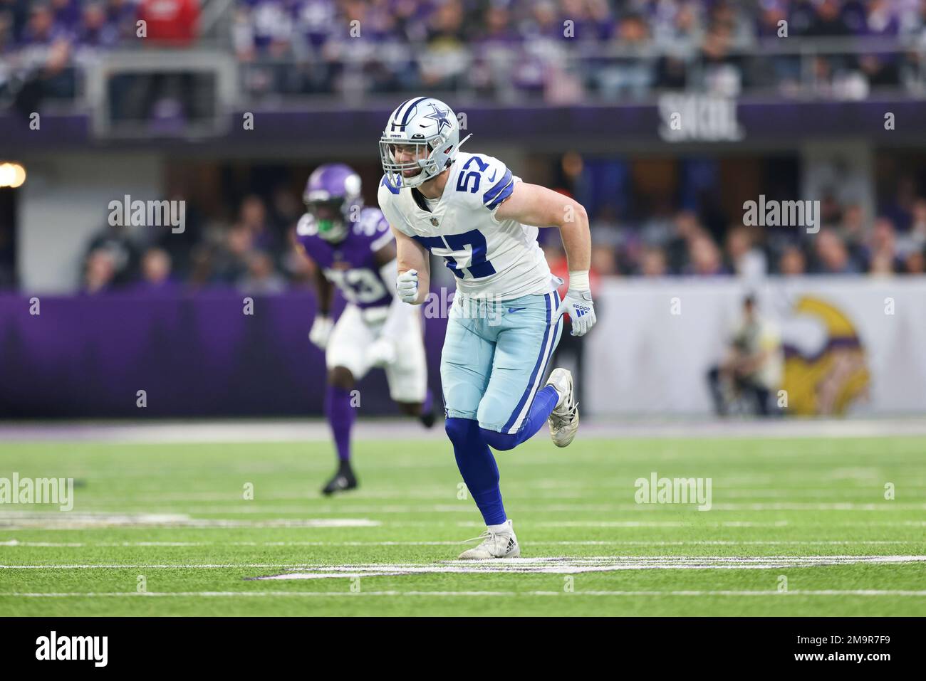 Dallas Cowboys linebacker Luke Gifford (57) in action during the