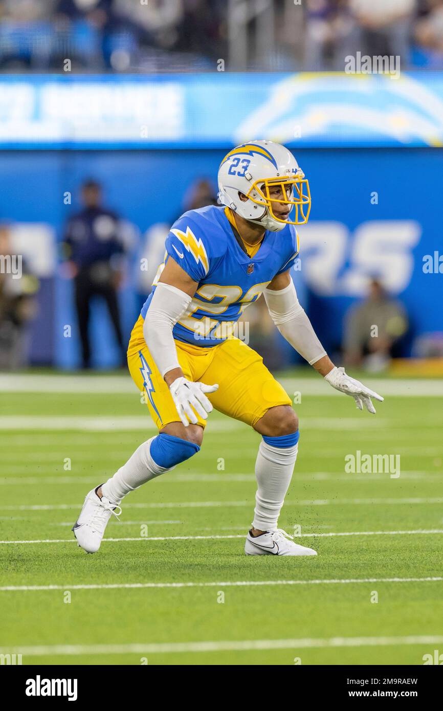 Los Angeles Chargers cornerback Bryce Callahan 23 against the