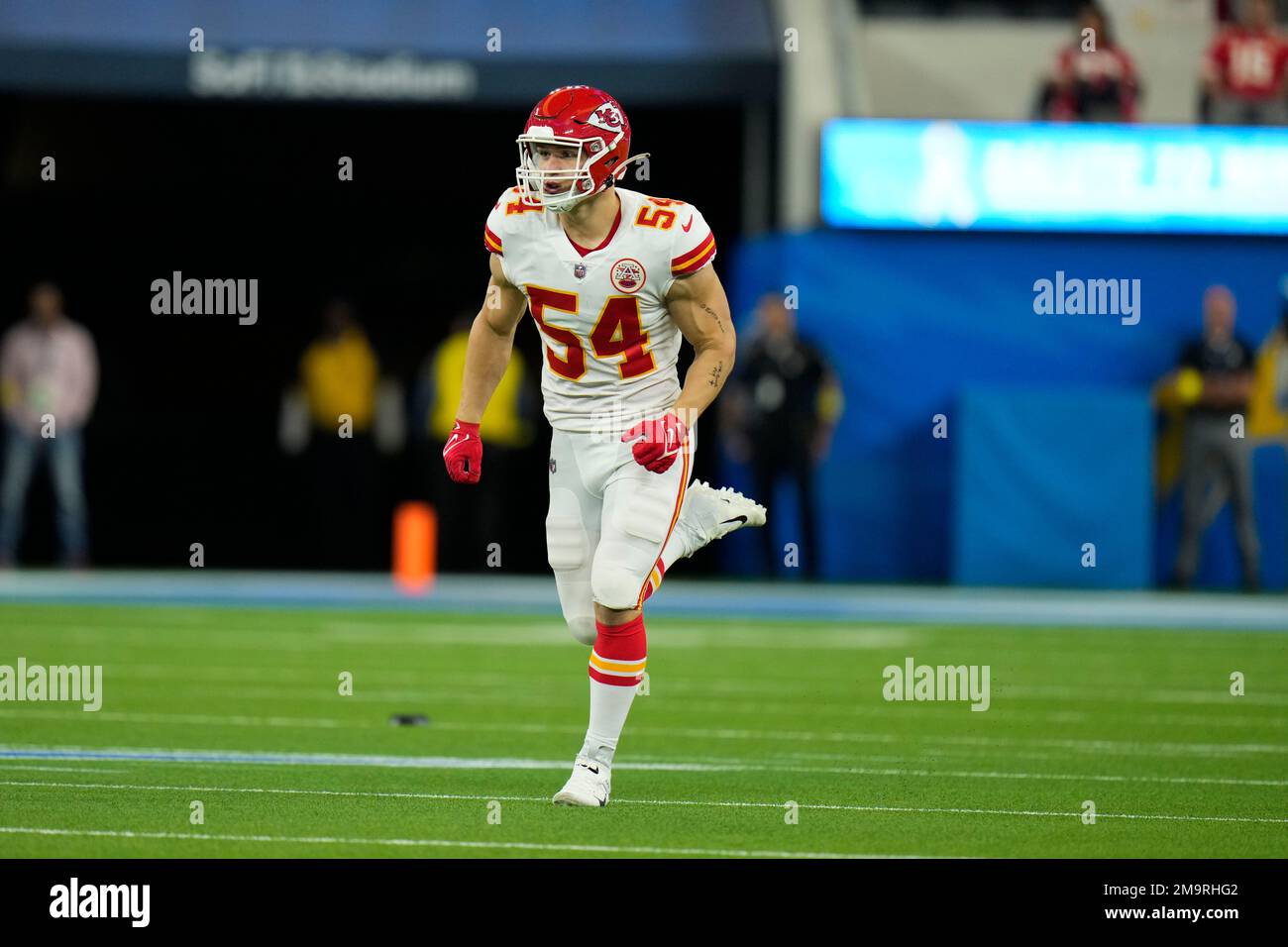 December 18, 2022: Kansas City Chiefs linebacker Leo Chenal (54) prior to a  game between the Kansas City Chiefs and the Houston Texans in Houston, TX.  ..Trask Smith/CSM/Sipa USA(Credit Image: © Trask