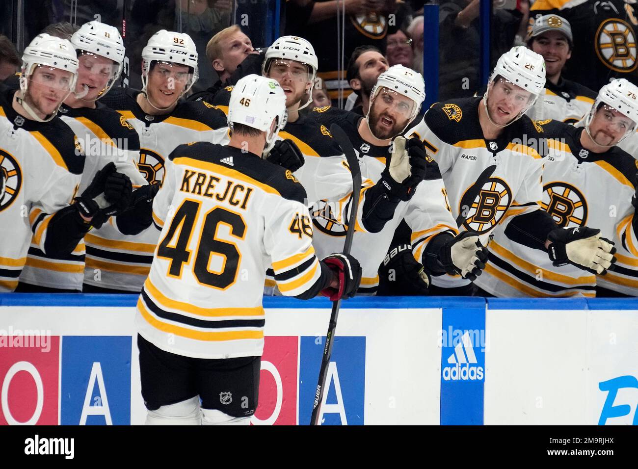 Bruins' David Krejci to take warmups ahead of Game 6