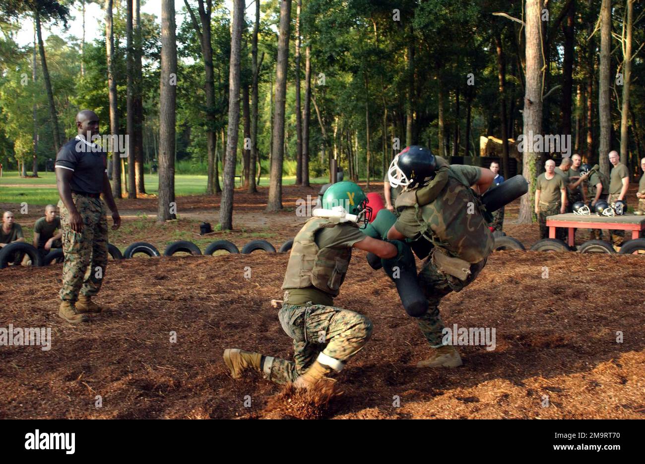 030818-M-0646L-003. Base: USMC Recruit Depot,Parris Island State: South Carolina (SC) Country: United States Of America (USA) Scene Major Command Shown: MCRD PI Stock Photo