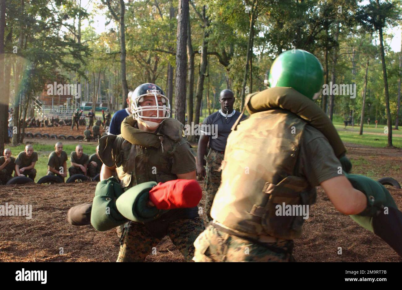 030818-M-0646L-002. Base: USMC Recruit Depot,Parris Island State: South Carolina (SC) Country: United States Of America (USA) Scene Major Command Shown: MCRD PI Stock Photo