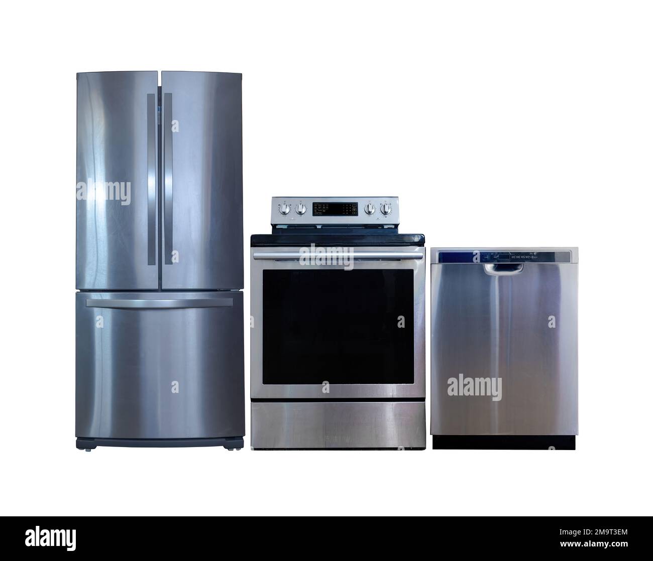 Household appliances on a white background. Home appliances. Electric