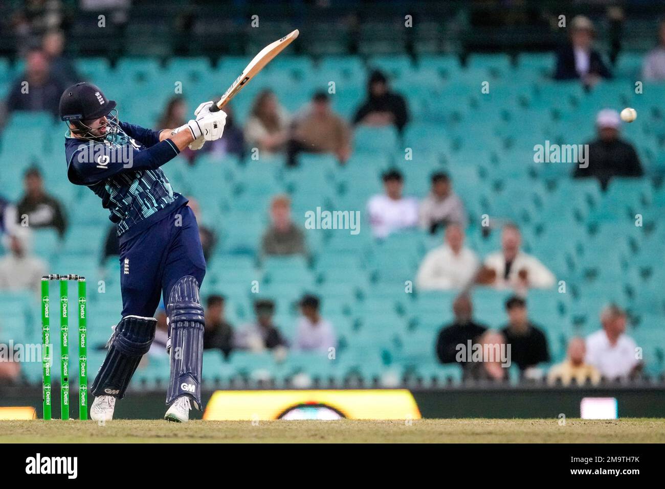 England's James Vince bats during the one day cricket international between England and