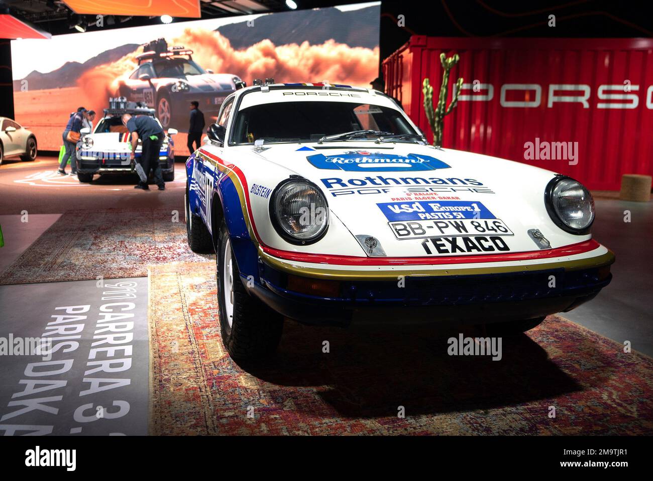 The Porsche 911 Carrera 3.2 4x4 ParisDakar (953) is shown at the AutoMobility LA Auto Show