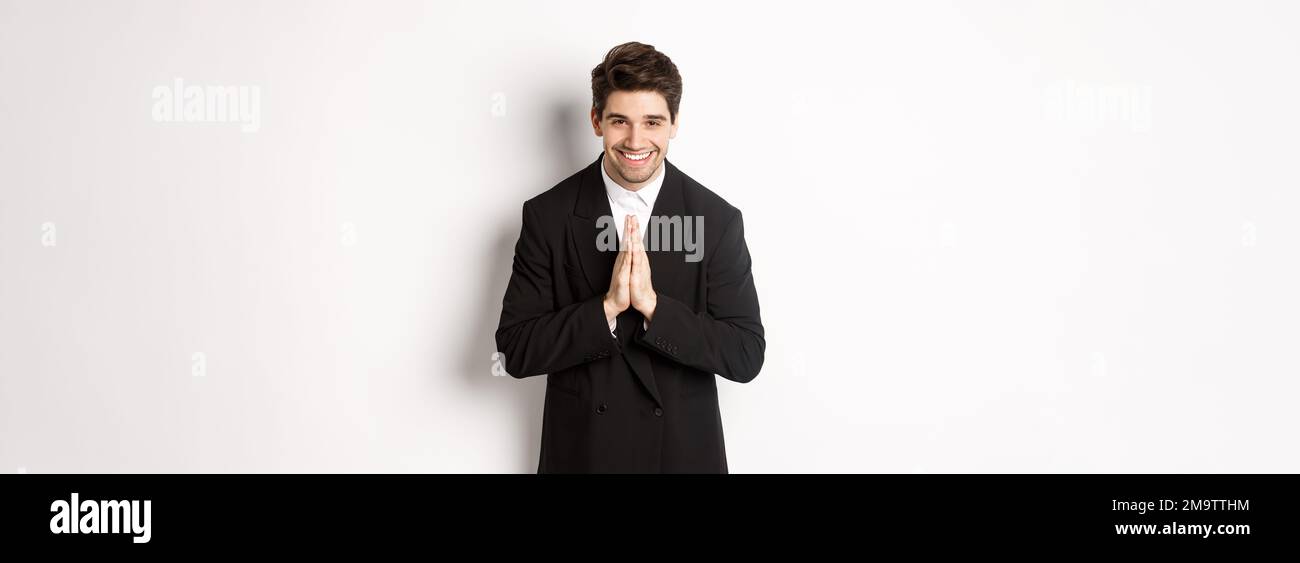 Bowing male model hi-res stock photography and images - Alamy